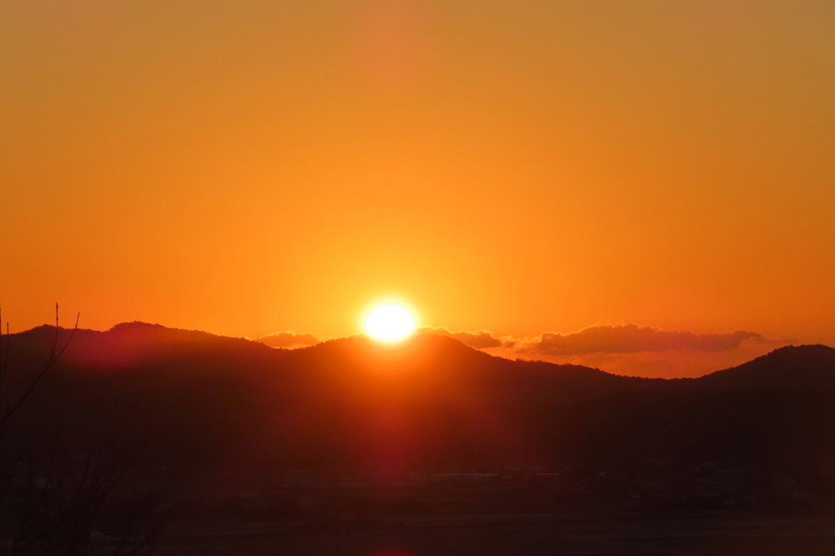 New Year’s Day The first sunrise of the year