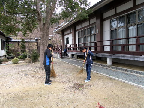 お寺での職場体験